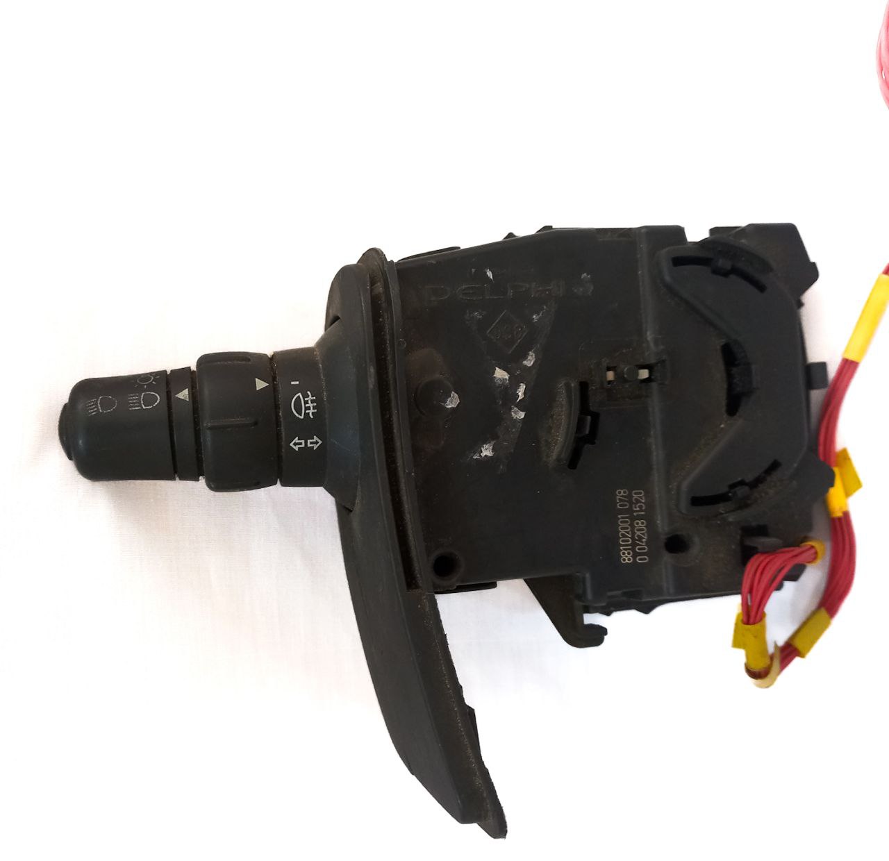 Interrupteur 88102001078 RENAULT CLIO 3 PHASE 1 2006 1.5DCI 70CV 3P NOIR CLIGNOTANTS